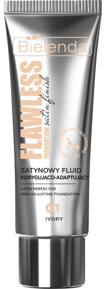 Fond de ten pentru față Bielenda Flawless Foundation 01 Ivory