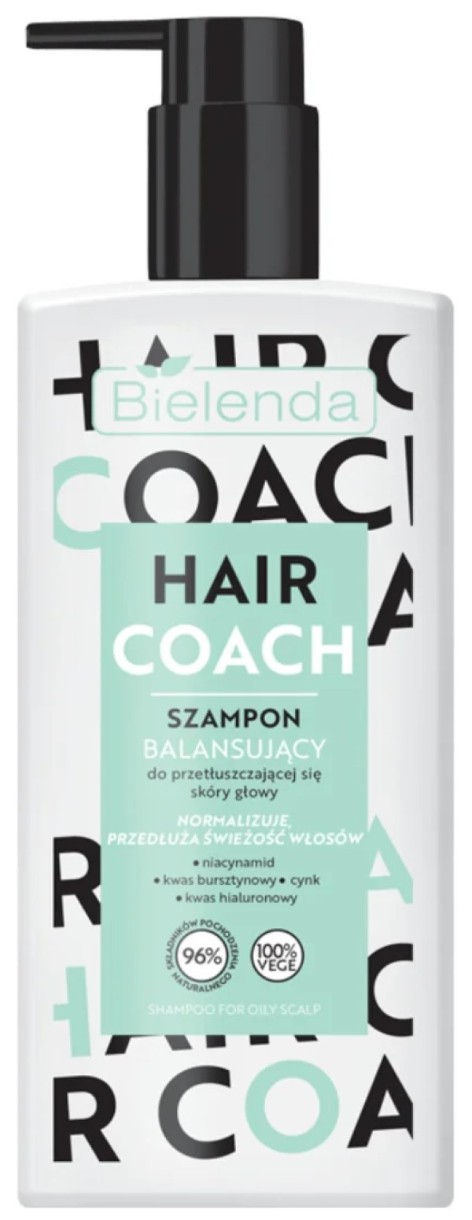Шампунь для волос Bielenda Hair Coach Balancing Shampoo Oily Scalp 300ml