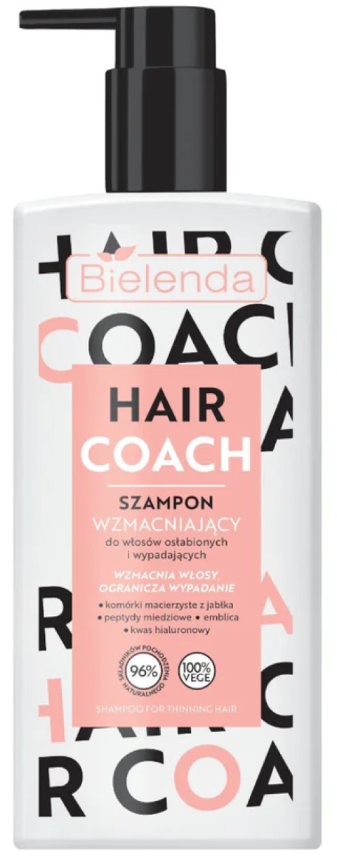 Шампунь для волос Bielenda Hair Coach Strengthening Shampoo Weak & Falling Out Hair 300ml