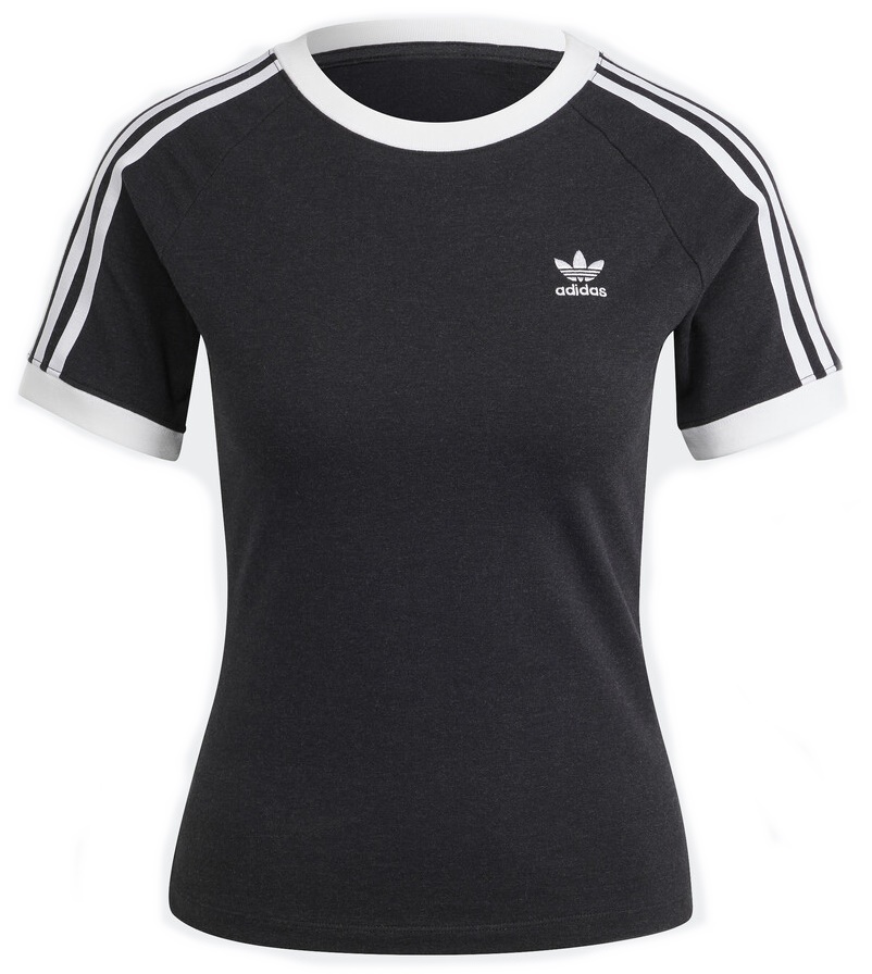 Женская футболка Adidas 3 S Rgln Tee Black, s.M
