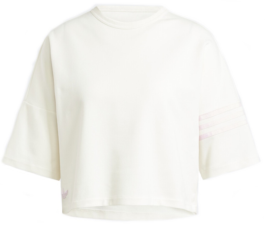 Tricou de dame Adidas Neuclassic Tee Cloud White/Clear Pink, s.L