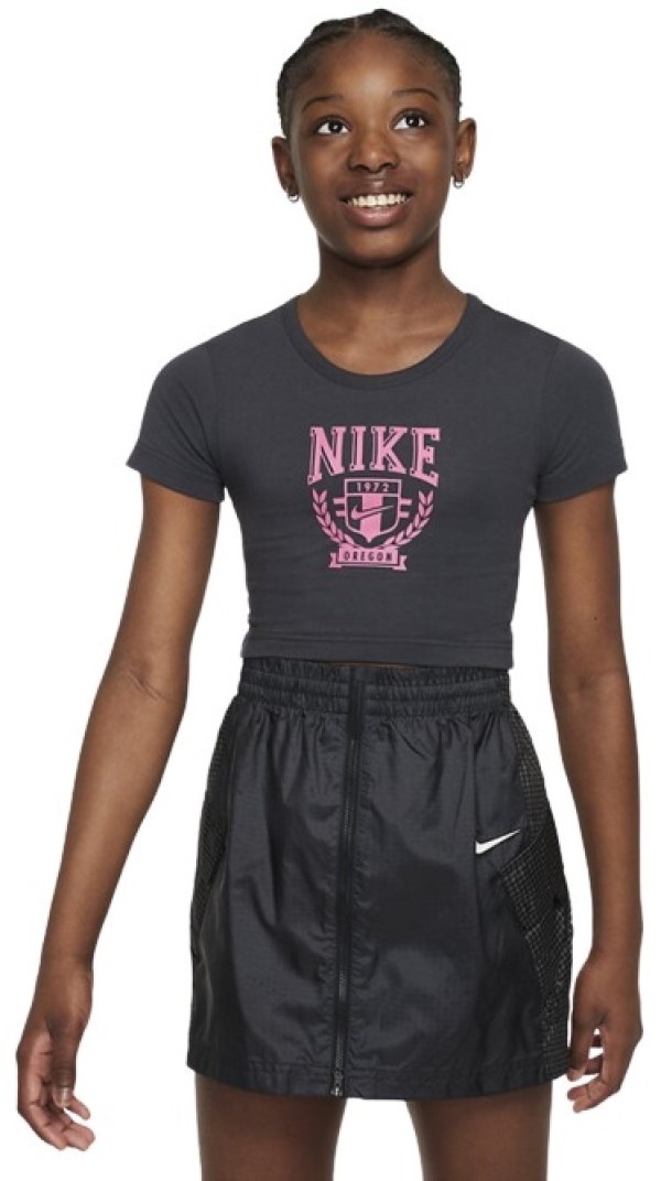 Tricou pentru copii Nike G Nsw Trend Baby Tee Black, s.M