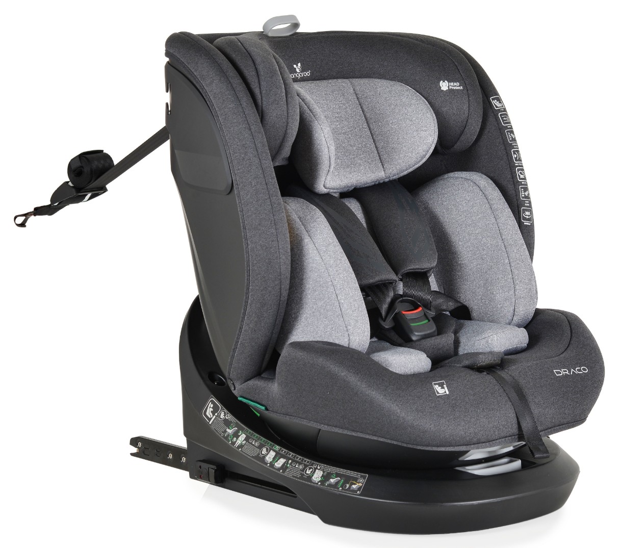 Scaun auto Cangaroo Draco I-Size Grey