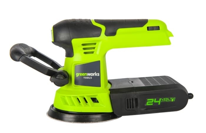 Şlefuitor cu excentric Greenworks G24ROS