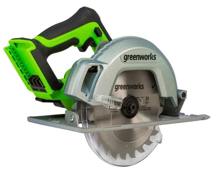 Fierăstrău circular Greenworks GD24CS