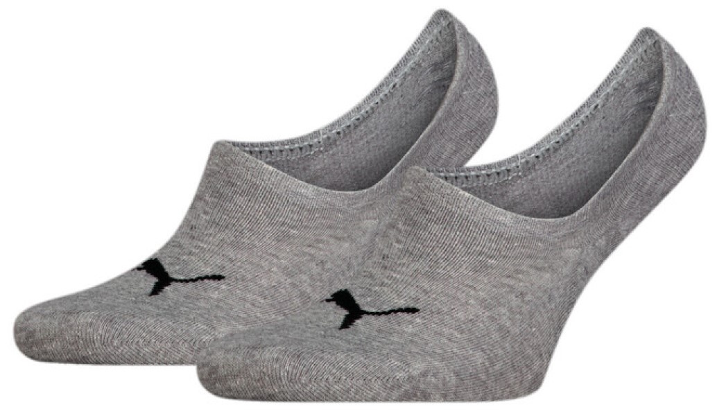 Детские носки Puma Unisex Footie 2High Cut Middle Grey Melange, s.35-38