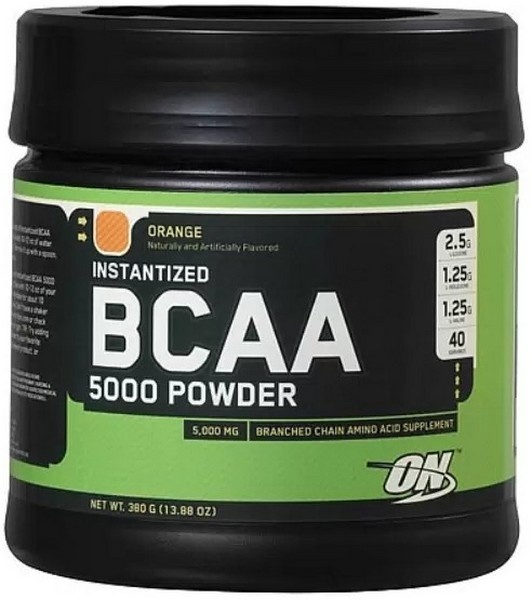 Аминокислоты Optimum Nutrition BCAA 5000 380g Orange