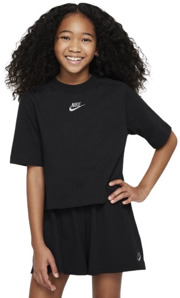 Детская футболка Nike Nsw Ss Top Jsy Lbr Black, s.S