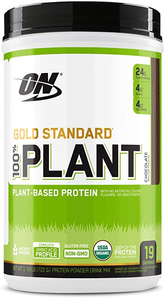 Proteină Optimum Nutrition Gold Standard 100% Plant Chocolate 722g
