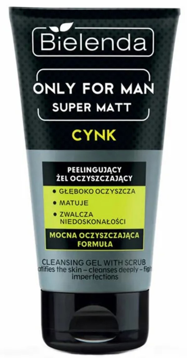 Produs de curatare tenului Bielenda Super Matt Zinc Gel 50ml