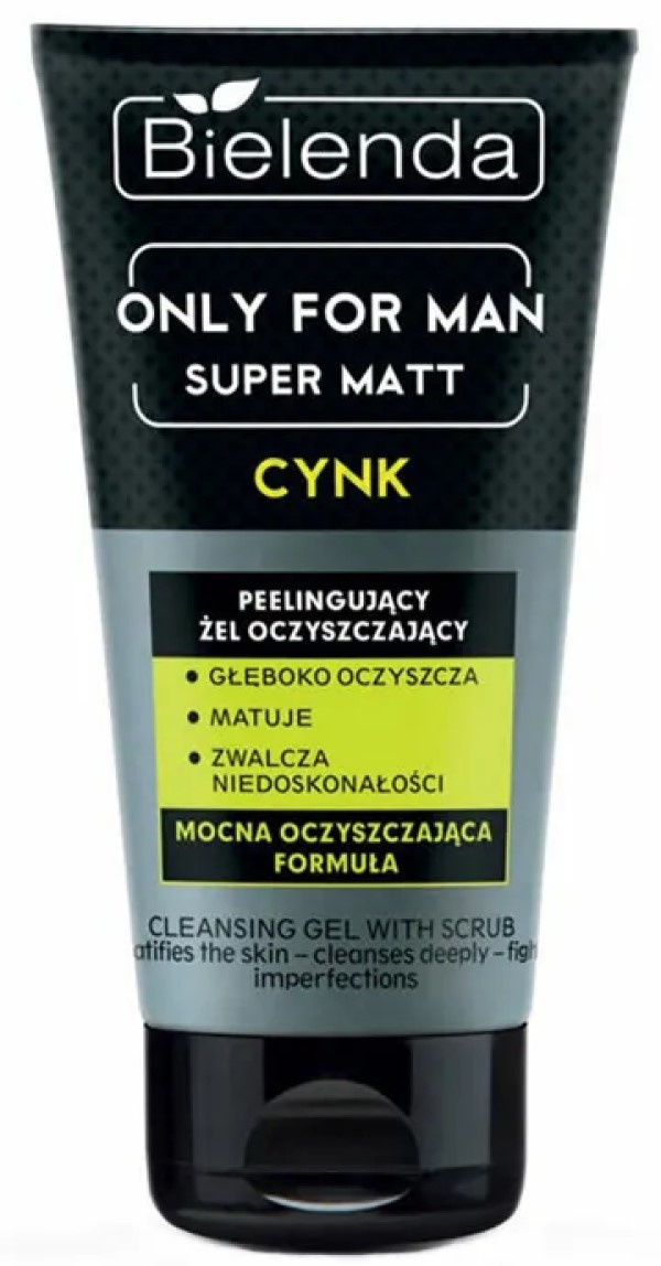 Очищающее средство для лица Bielenda Super Matt Zinc Gel 50ml