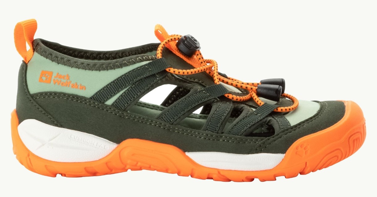 Sandale pentru copii Jack Wolfskin Villi Sandal K Darkolivegreen, s.36