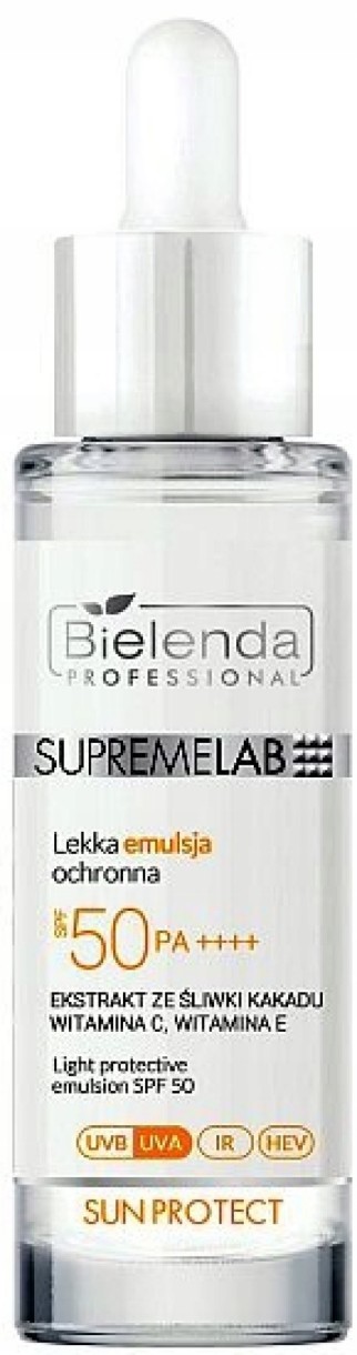 Солнцезащитная эмульсия Bielenda SupremeLab Sun Protect Light Emulsion SPF50 30ml