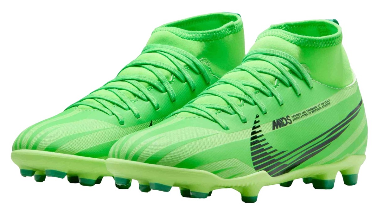 Ghete pentru fotbal Nike Jr Superfly 9 Club Mds Fg/Mg Green, s.33.5
