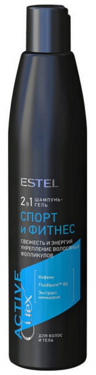 Шампунь-гель для волос и тела Estel Curex Active Sampon-Gel 300ml