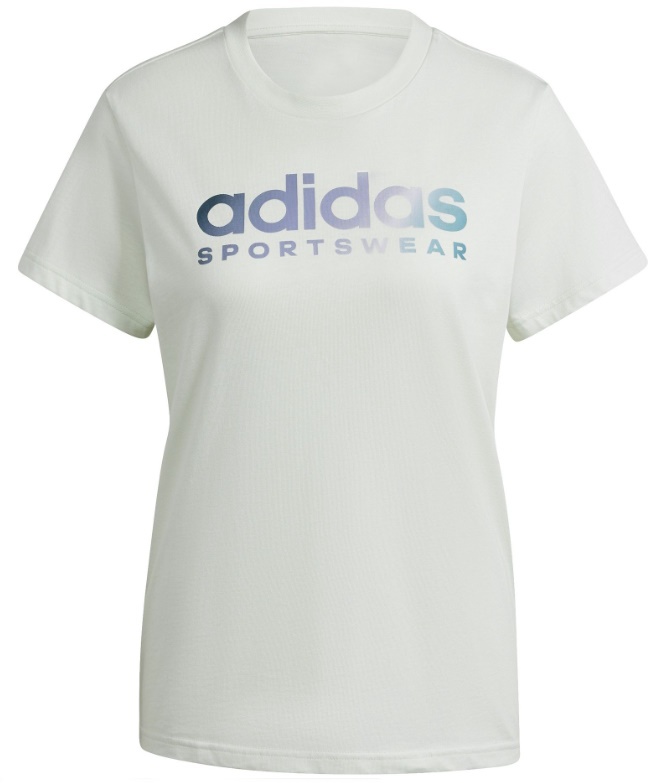 Tricou de dame Adidas W Lin Spw Gt White, s.S