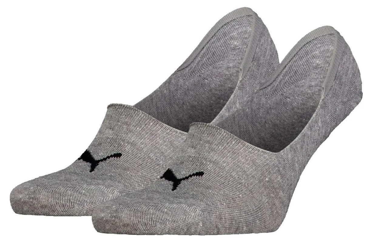 Мужские носки Puma Footie 2P Unisex Middle Grey Melange, s.43-46 (701225906758)