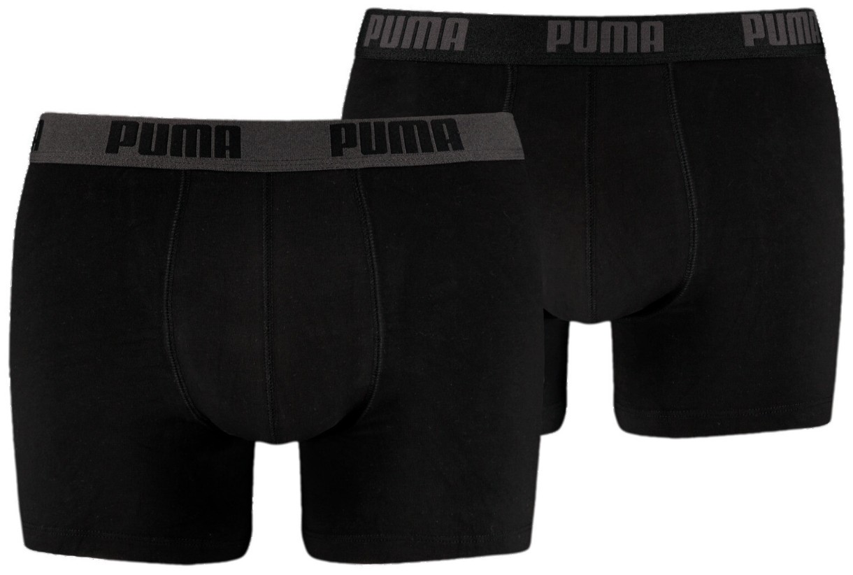 Мужские трусы Puma Underwear Basic Boxer 2P Black, s.XXL