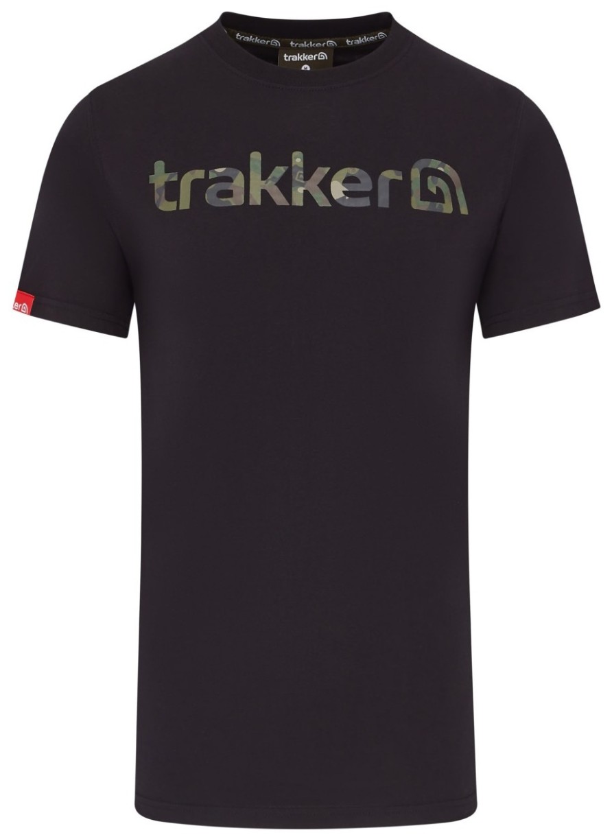 Мужская футболка Trakker CR Logo T-Shirt Black Camo L
