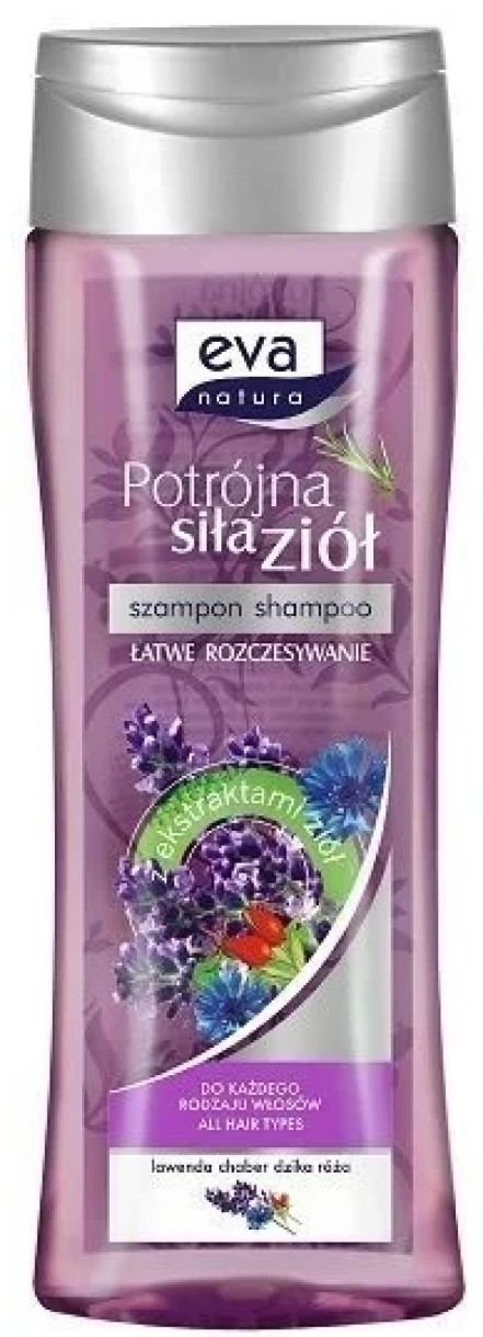 Șampon pentru păr Eva Triple Strength of Herbs Shampoo All Hair Types 400ml