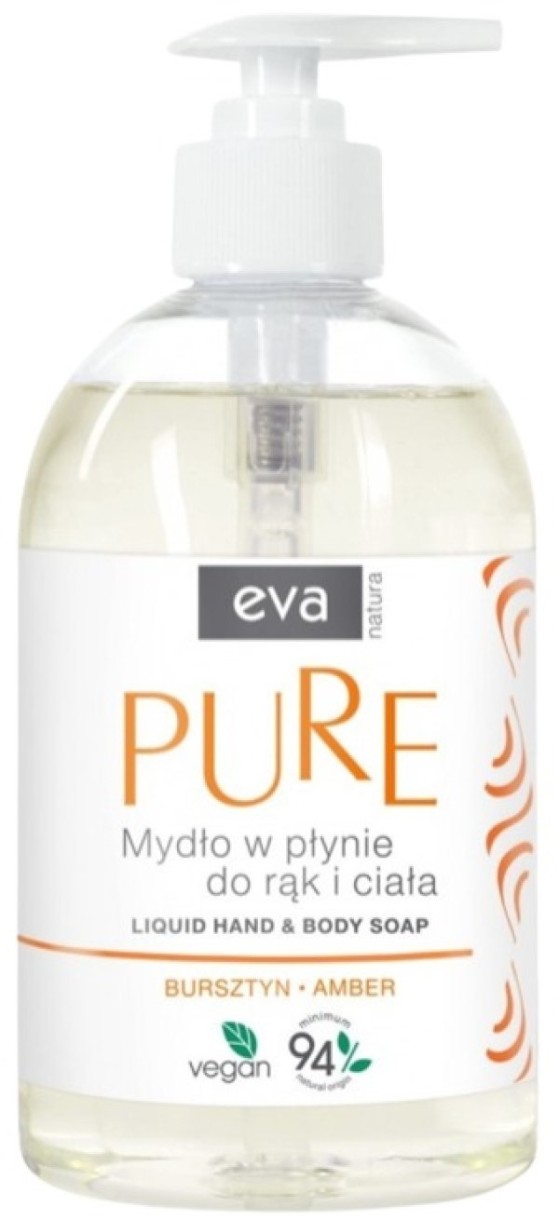 Жидкое мыло для рук Eva Natura Pure Amber Liquid Soap 500ml