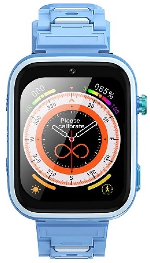 Детские умные часы XO H130 GPS 4G Blue