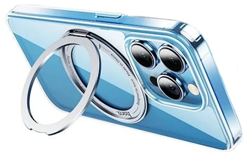 Husa de protecție Hoco AS1 Rotating Magnetic Case for iPhone 15 Pro Max Transparent