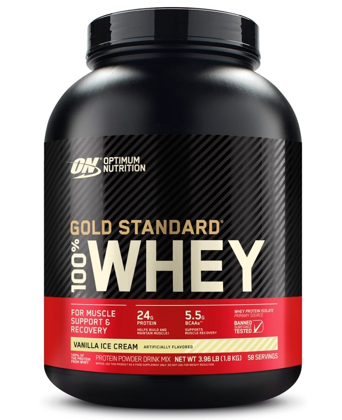 Протеин Optimum Nutrition Gold Standard 100% Whey Vanilla Ice Cream 1800g