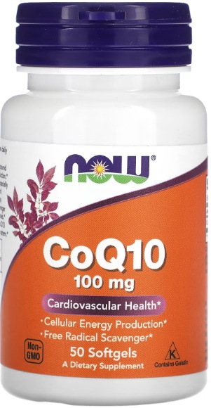 Витамины NOW CoQ10 100mg 50cap