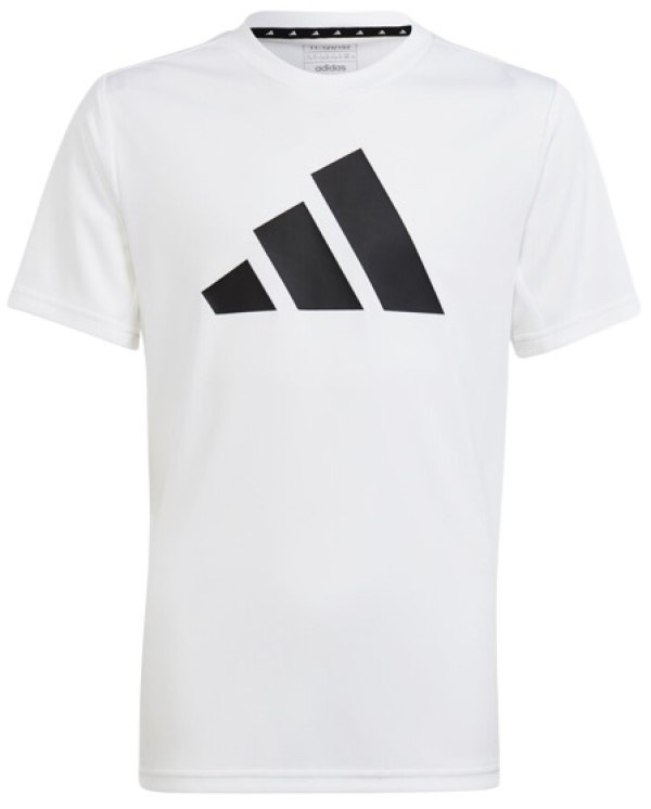 Tricou pentru copii Adidas Train Essentials Aeroready Logo Regular-Fit Tee White, s.140