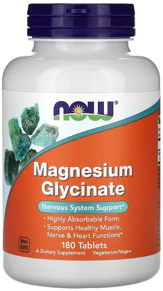 Витамины NOW Magnesium Citrate 200mg 180tab