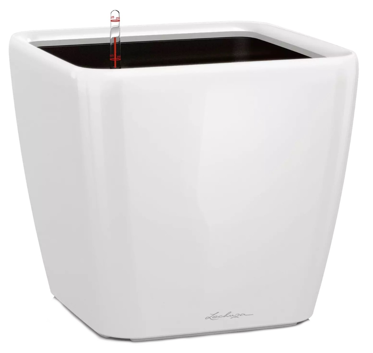 Цветочный горшок Lechuza Quadro Premium 43 LS White
