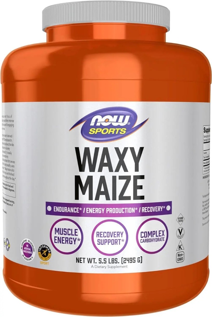 Гейнер NOW Waxy Maize Powder 2495g