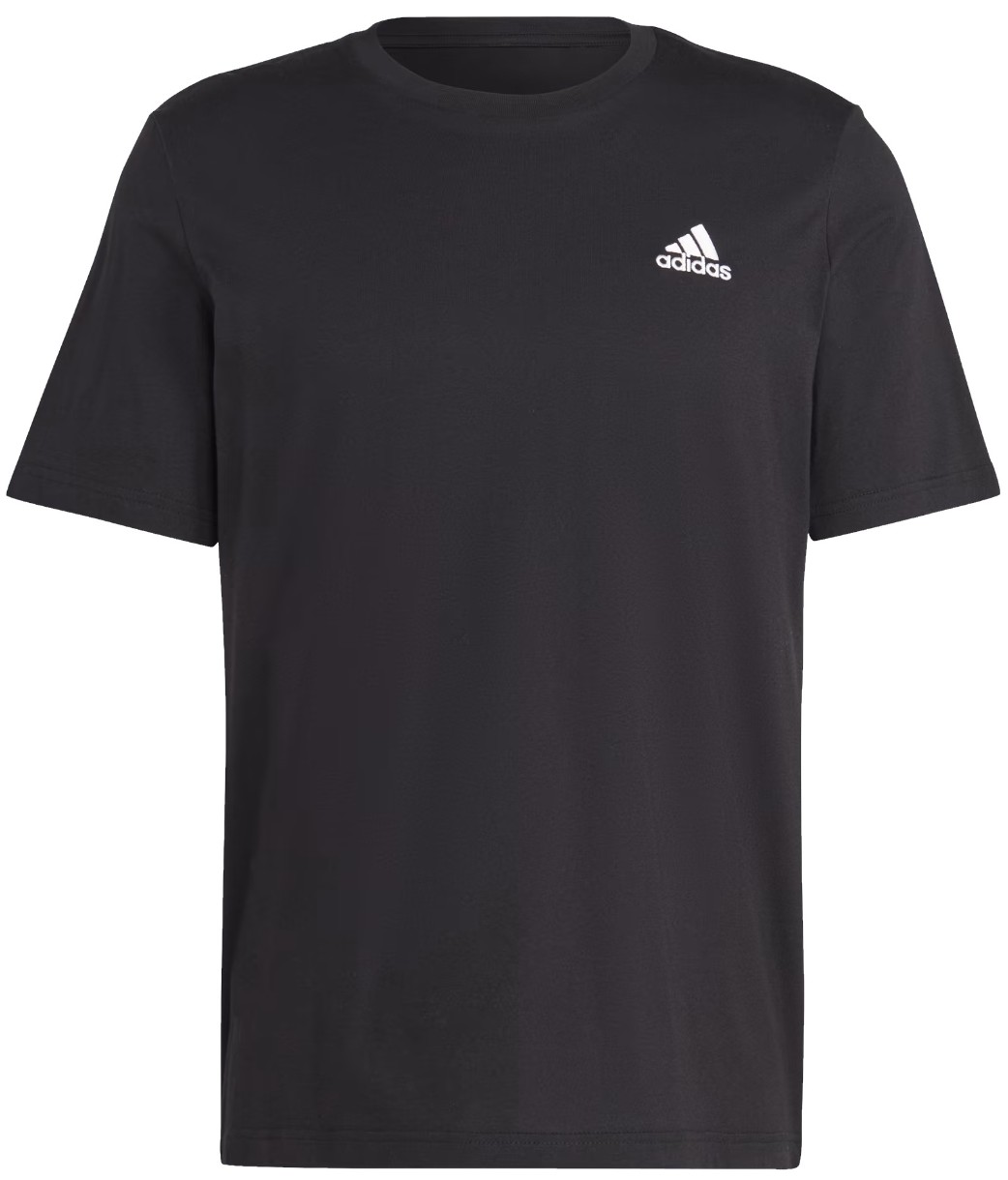 Tricou bărbătesc Adidas Essentials Single Jersey Embroidered Small Logo Tee Black, s.XXL