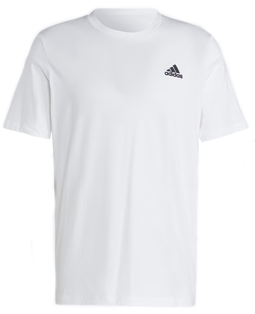 Мужская футболка Adidas Essentials Single Jersey Embroidered Small Logo Tee White, s.L