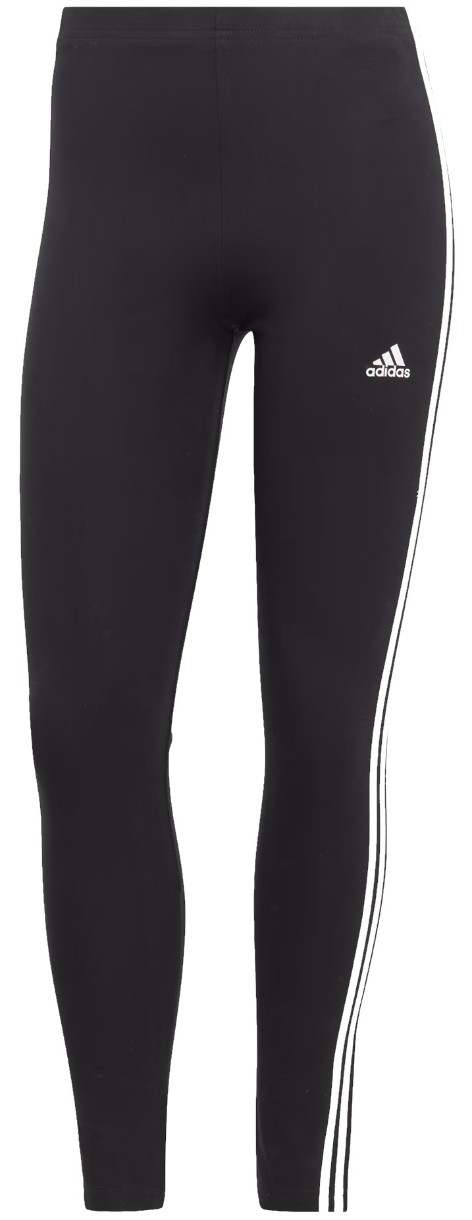 Женские леггинсы Adidas Essentials 3-Stripes High-Waisted Single Jersey Leggings Black, s.S