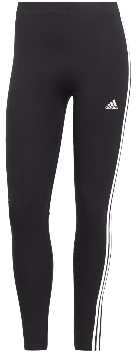 Jambiere damă Adidas Essentials 3-Stripes High-Waisted Single Jersey Leggings Black/White, s.S