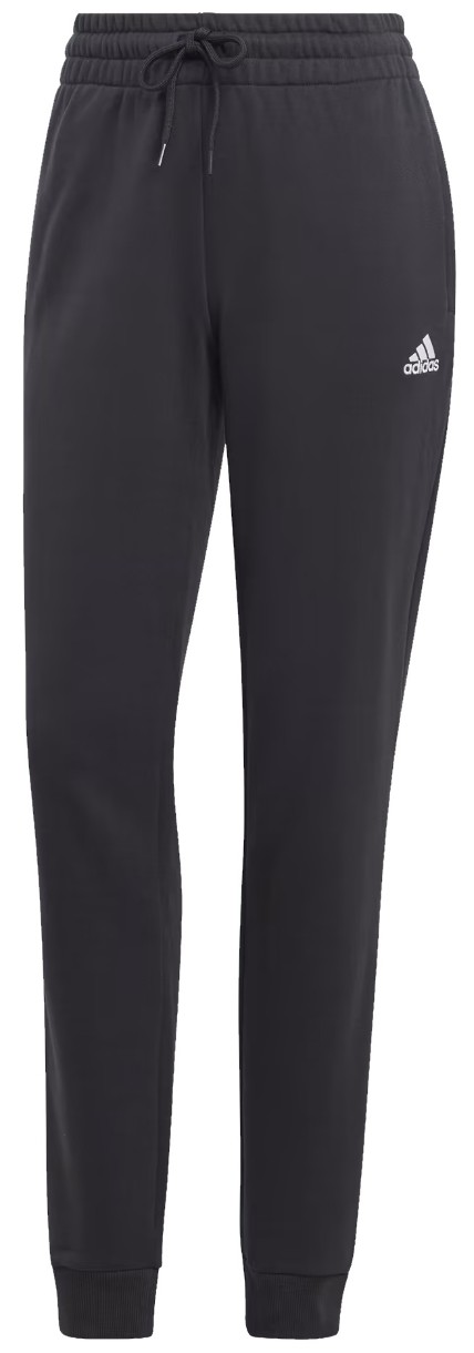 Pantaloni spotivi de dame Adidas Essentials Linear French Terry Cuffed Joggers Black, s.S