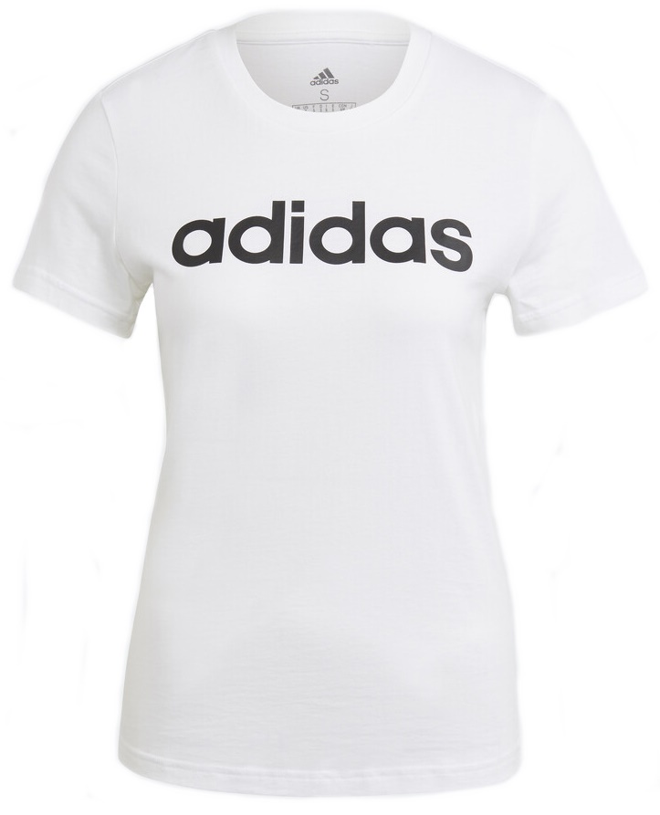 Женская футболка Adidas Essentials Slim Logo Tee White, s.L