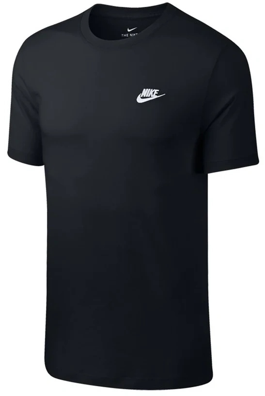 Мужская футболка Nike Sportswear Club Black/White, s.XL