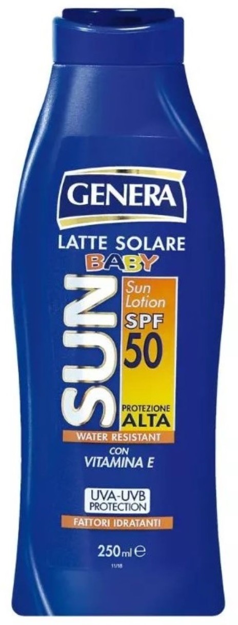 Солнцезащитное молочко Genera Baby Sun Milk SPF50 250ml