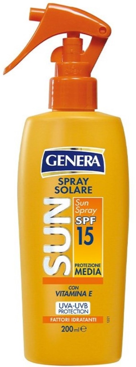 Spray de protecție solară Genera Sun Spray SPF15 200ml
