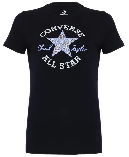 Женская футболка Converse Chuck Patch Infill Tee Black, s.XL