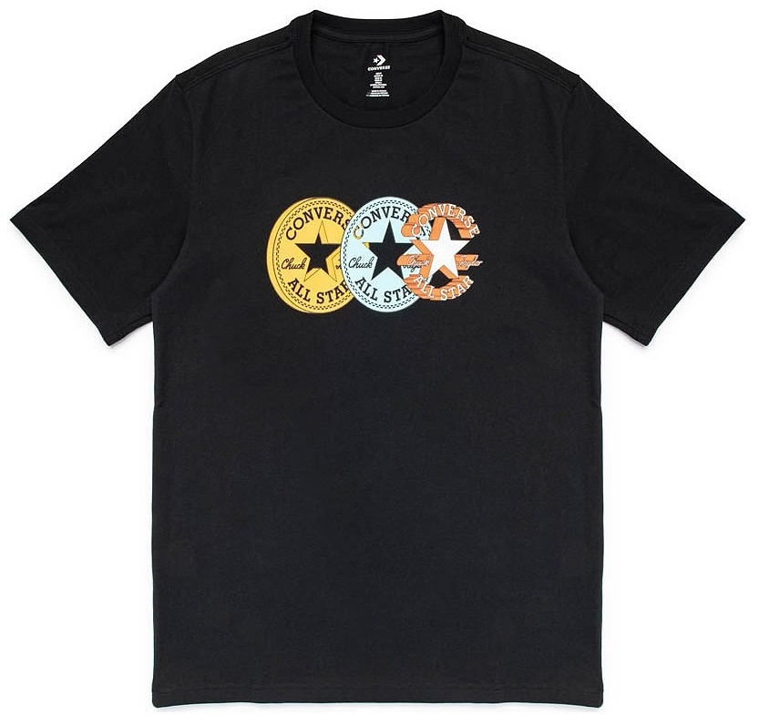 Мужская футболка Converse Chuck Patch Distort Tee Black, s.M