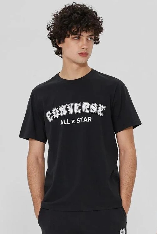 Мужская футболка Converse Standard Fit All Star Center Front Tee Black, s.M