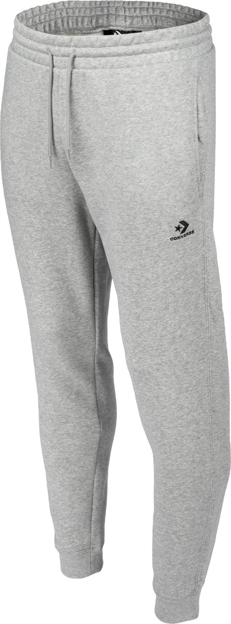Pantaloni spotivi pentru bărbați Converse Standard Fit Wearers Left Star Chev Emb Fleece Pant Ft Gray, s.XL
