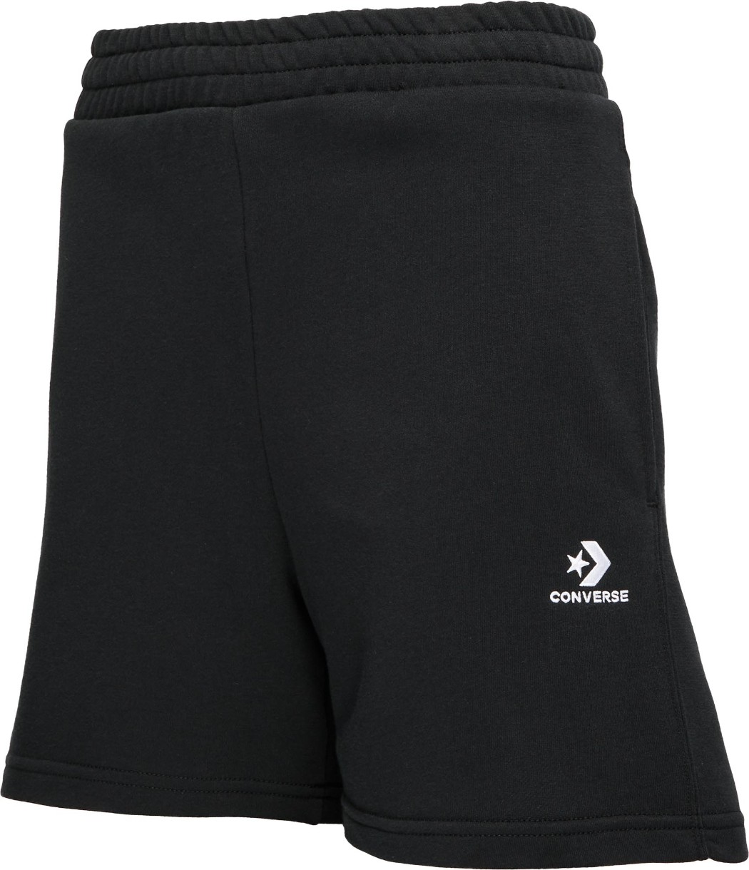 Pantaloni scurți pentru bărbați Converse Standard Fit Wearers Left Star Chev Emb Short Black, s.XL