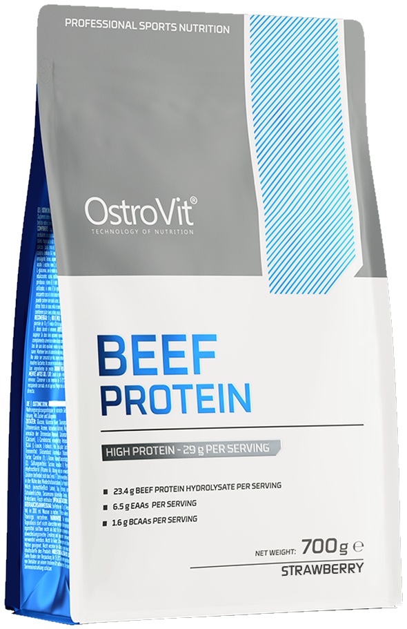 Proteină Ostrovit Beef Protein 700g Strawberry