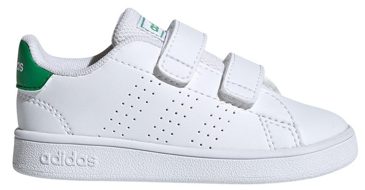 Adidași pentru copii Adidas Advantage Court Lifestyle Hook-And-Loop White, s.31.5
