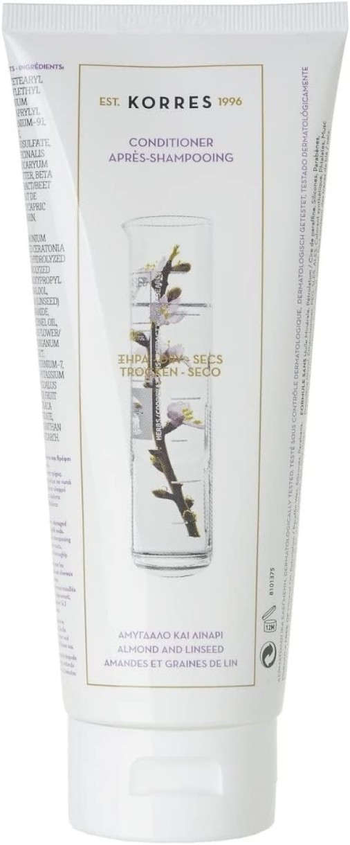 Balsam de păr Korres Almond & Linseed Conditioner for Dry/Damaged Hair 200ml